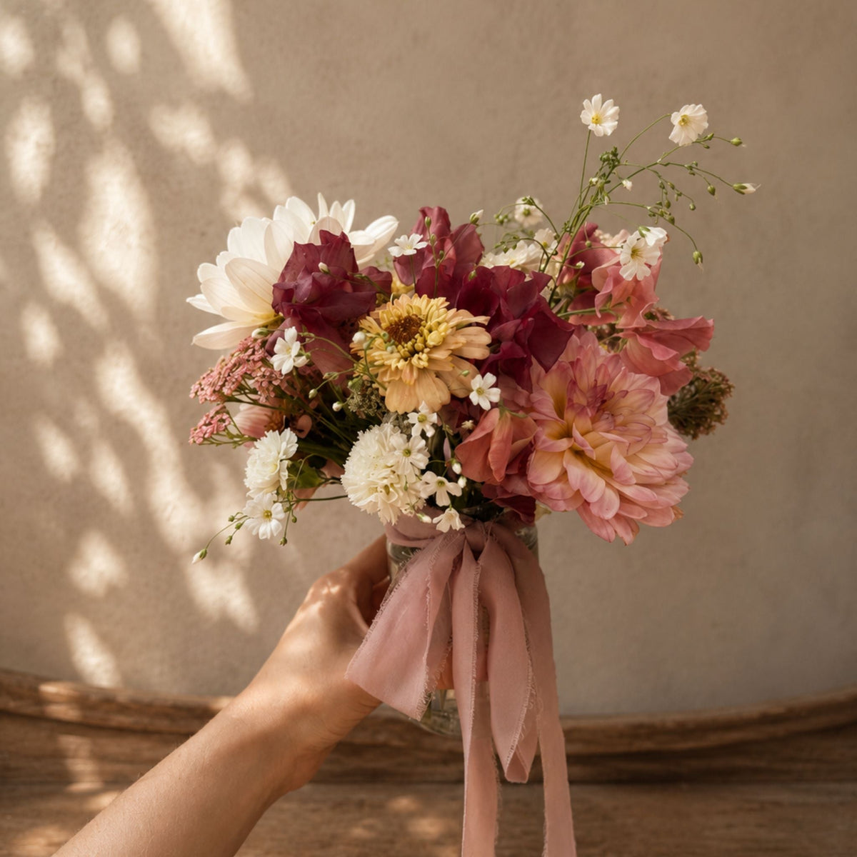 Jam Jar Posy
